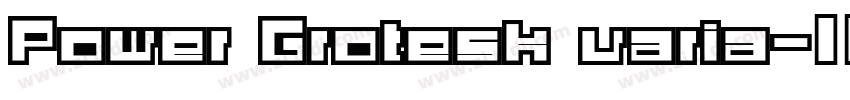 Power Grotesk varia字体转换